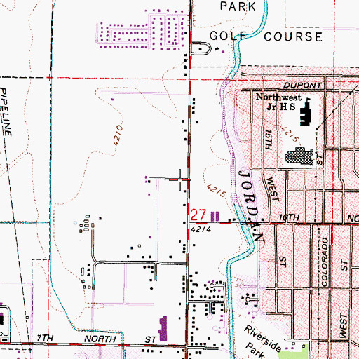 Topographic Map of Christian Life Center, UT
