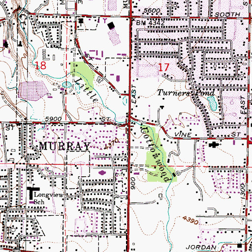 Topographic Map of Discovery Christian Community Church, UT