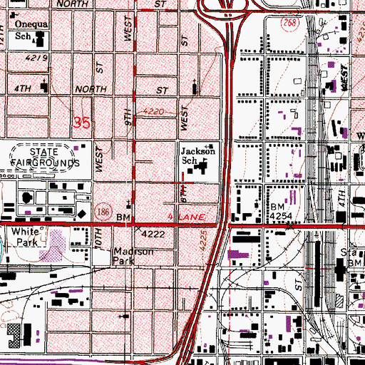 Topographic Map of Free Church of Tonga, UT