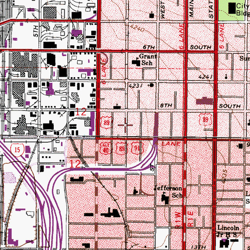 Topographic Map of House of Prayer of Assembly, UT