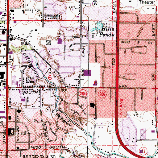 Topographic Map of Inner Light Center, UT