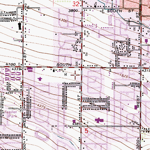 Topographic Map of Small World Child Care, UT