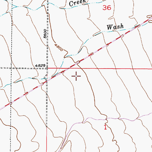 Topographic Map of Copper Hills High School, UT