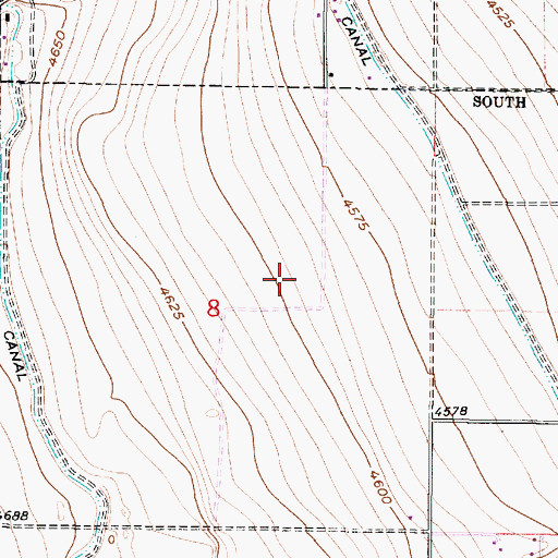 Topographic Map of Elk Meadows Elementary School, UT