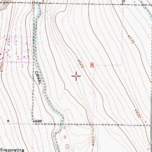 Topographic Map of Elk Ridge Middle School, UT
