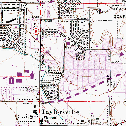 Topographic Map of Freemont Elementary School, UT