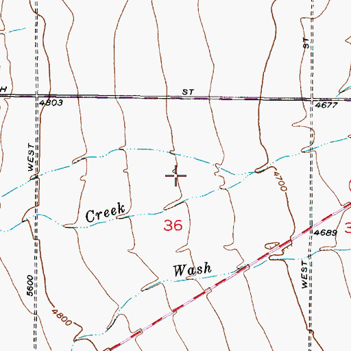 Topographic Map of Hayden Peak Elementary School, UT