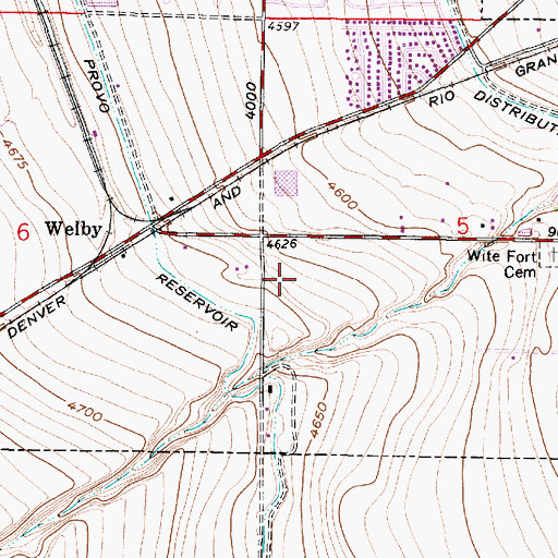 Topographic Map of Jordan Campus Salt Lake Community College, UT