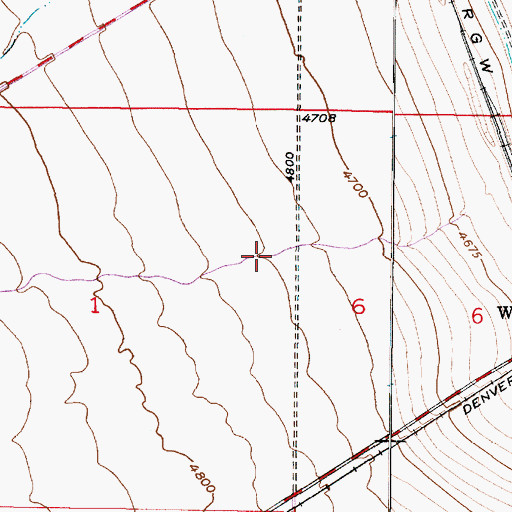 Topographic Map of Jordan Hills Elementary School, UT
