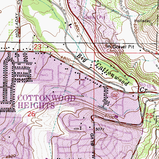 Topographic Map of Little Village Preschool, UT