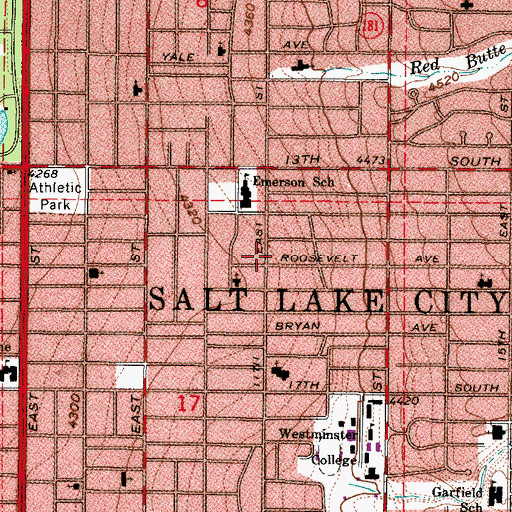 Topographic Map of McKee Language School, UT