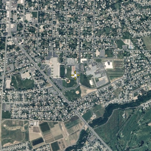 Aerial/Satellite Image of Mountain High School, UT