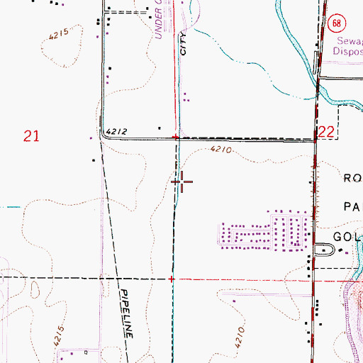 Topographic Map of North Star Elementary School, UT