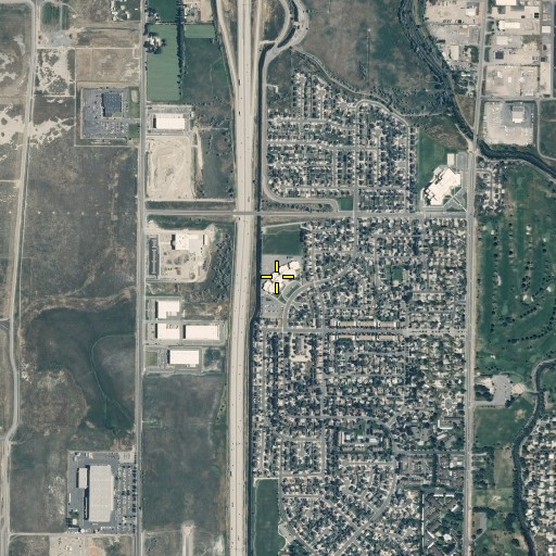 Aerial/Satellite Image of North Star Elementary School, UT