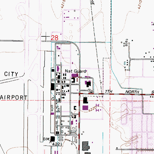 Topographic Map of Puddle Jumpers Child Development Center, UT