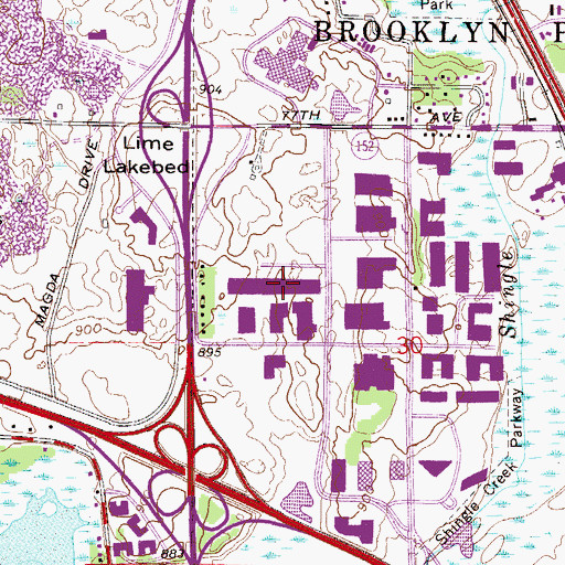 Topographic Map of Maranatha Christian Academy, MN
