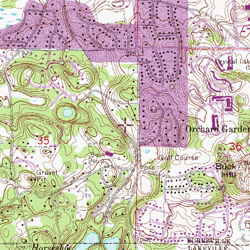 Topographic Map of Southview Christian School, MN