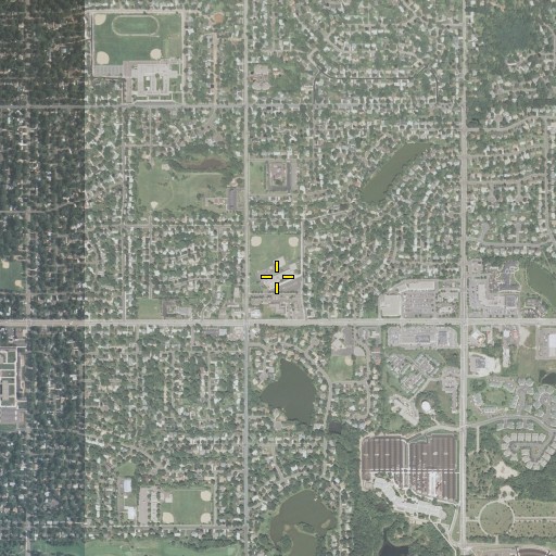 Aerial/Satellite Image of Parkview Elementary School, MN