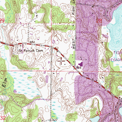 Topographic Map of Heritage Christian Academy, MN