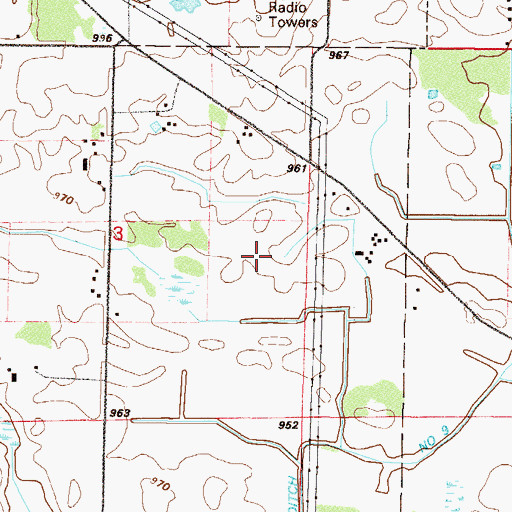 Topographic Map of Fieldstone Elementary School, MN