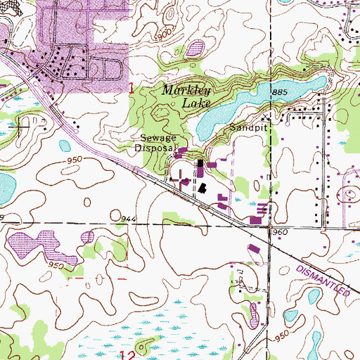 Topographic Map of Prior Lake Christian School, MN