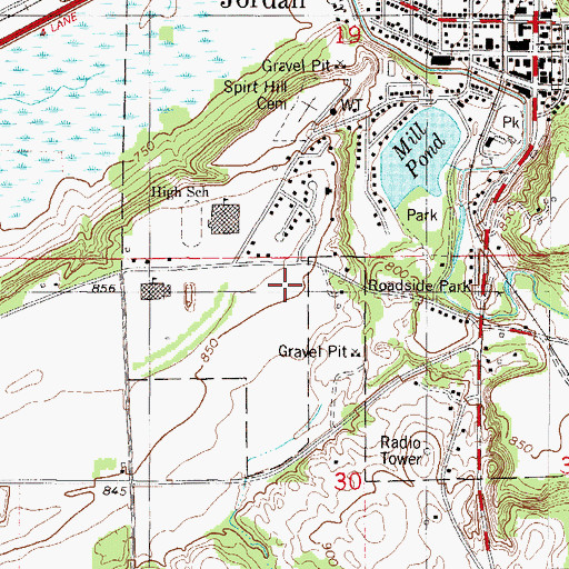 Topographic Map of River Valley Education Center, MN