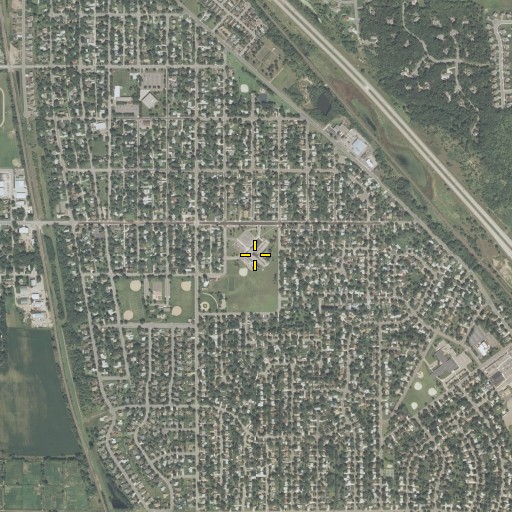 Aerial/Satellite Image of Pullman Elementary School, MN