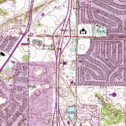 Topographic Map of Living Word Academy, MN