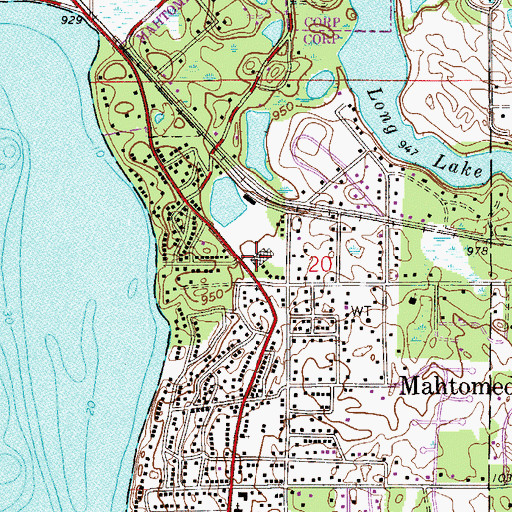 Topographic Map of Early Childhood Family Education, MN
