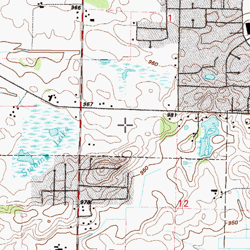 Topographic Map of Saint Michael - Albertville High School, MN