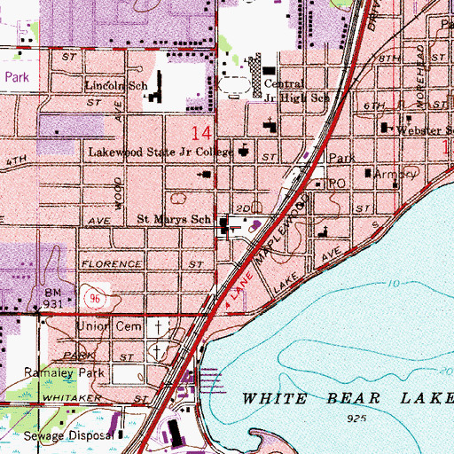 Topographic Map of Frassati Catholic Academy, MN