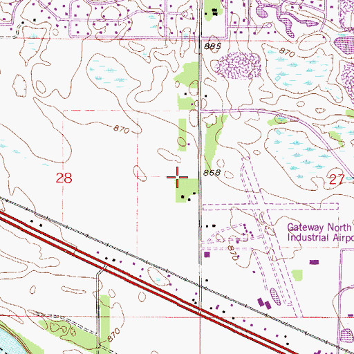 Topographic Map of PACT Charter School, MN