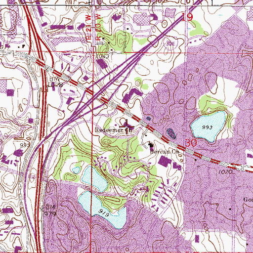 Topographic Map of Good Shepherd Lutheran School, MN