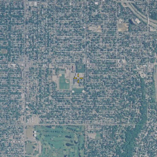 Aerial/Satellite Image of Cretin - Derham Hall, MN