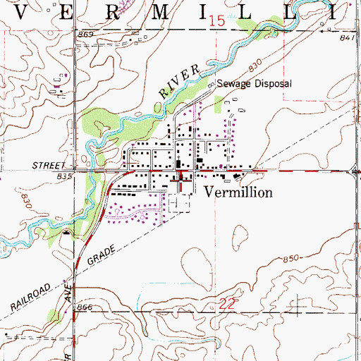 Topographic Map of Saint John the Baptist Catholic School, MN