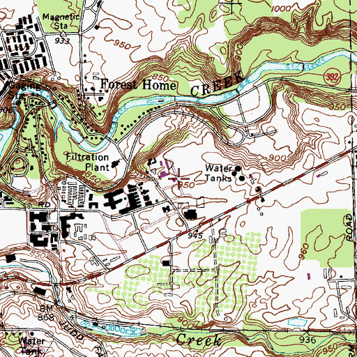 Topographic Map of Love Laboratory, NY