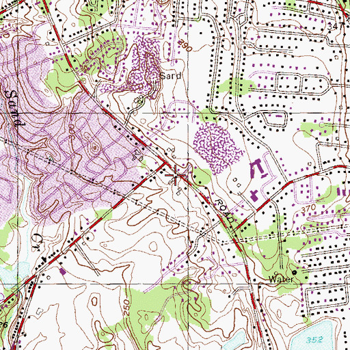 Topographic Map of Kingdom Hall of Jehovah's Witnesses, NY