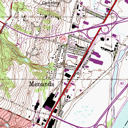 Topographic Map of Saint Margaret's Episcopal Church, NY