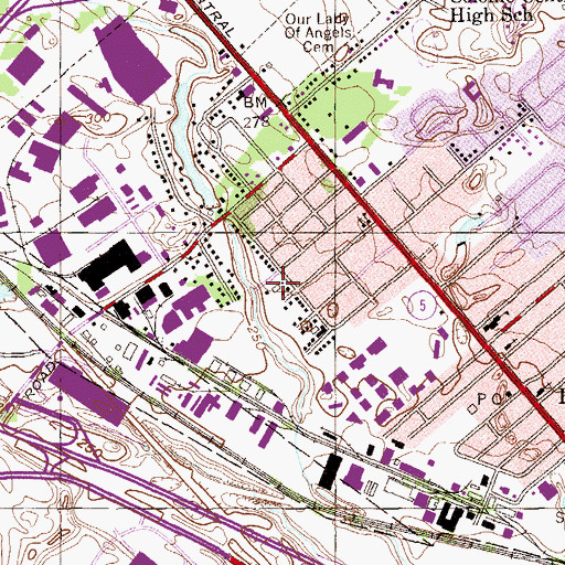 Topographic Map of Schuetzen Park, NY