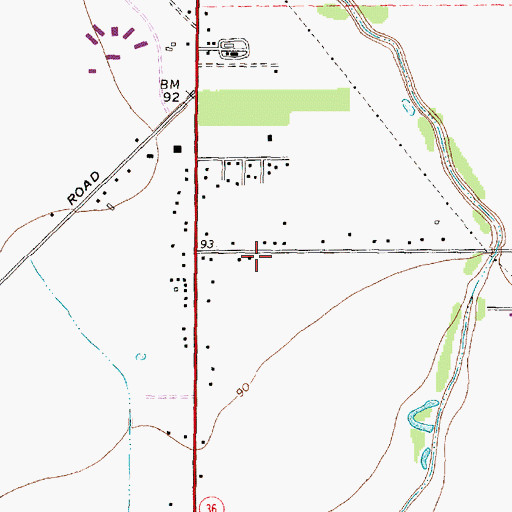 Topographic Map of Meyer Elementary School, TX