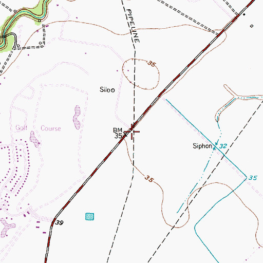 Topographic Map of Friendwoods Christian School, TX
