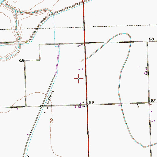 Topographic Map of Progreso West Elementary School, TX