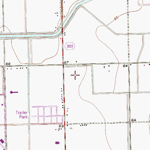 Topographic Map of Mary Hoge Academy, TX