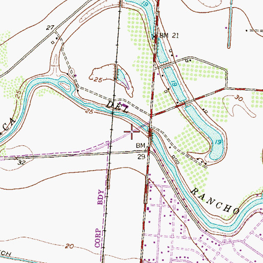 Topographic Map of Faith Christian Academy, TX