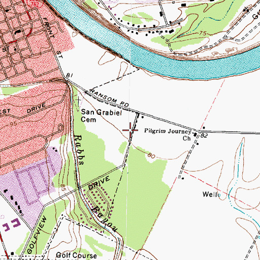 Topographic Map of Juvenile Detention Center Alternative School, TX