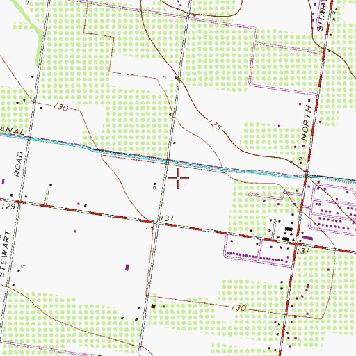 Topographic Map of Agape Christian School, TX