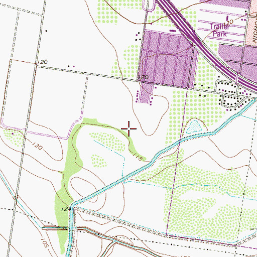 Topographic Map of Leal Elementary School, TX