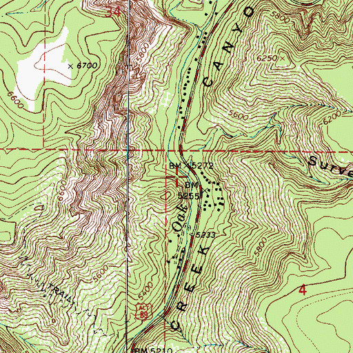Topographic Map of Hoels Wash, AZ