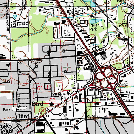 Topographic Map of Greater Mount Olive Christian Academy, LA