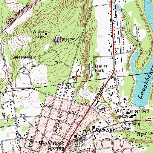 Topographic Map of Colton Alumni Welcome Center, NY